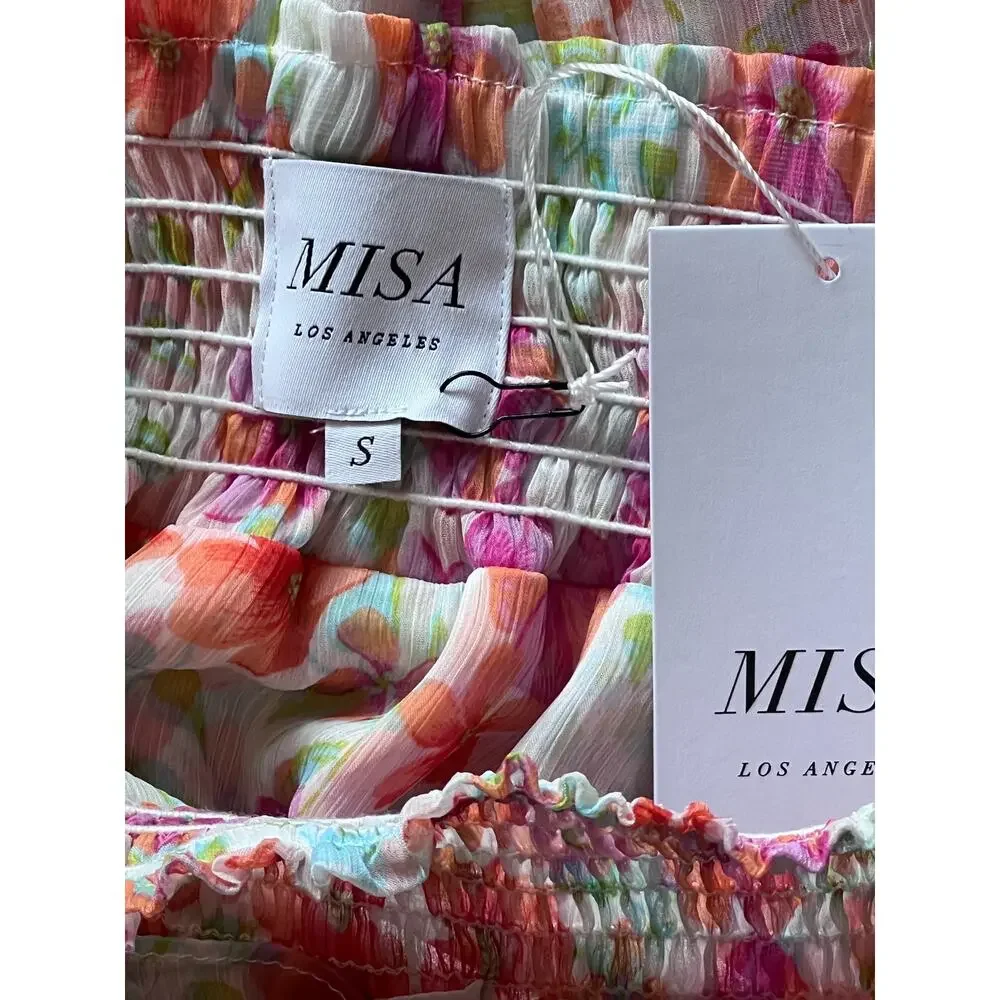 Misa Los Angeles Floral Print Maxi Skirt Size Small